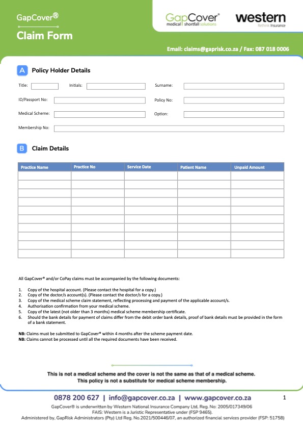 GapCover & Combined - Claim Form(editable)_2025