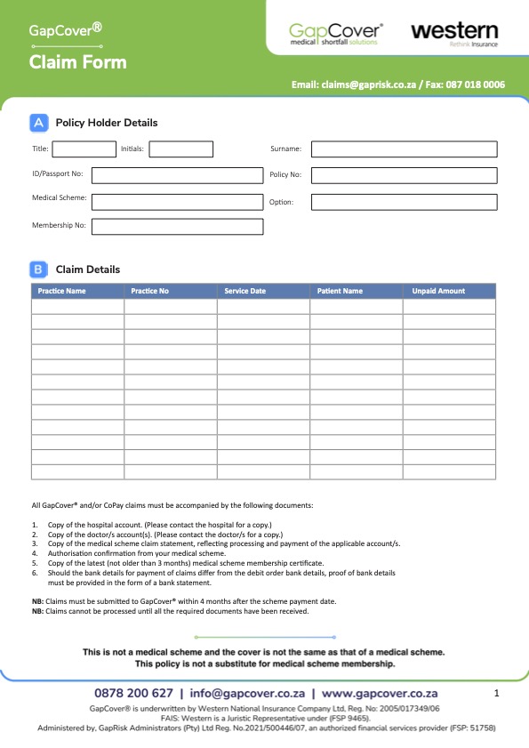 GapCover & Combined - Claim Form(editable)_2025