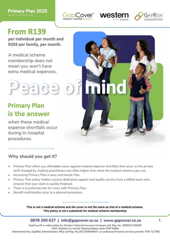 GapCover Primary Plan - Brochure_2025